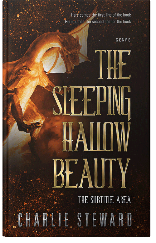 Front view of Premade Fantasy Book Cover - Twine