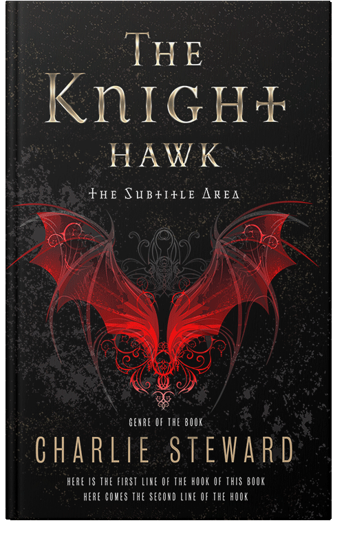 Front view of Premade Fantasy Book Cover - Cod Gray