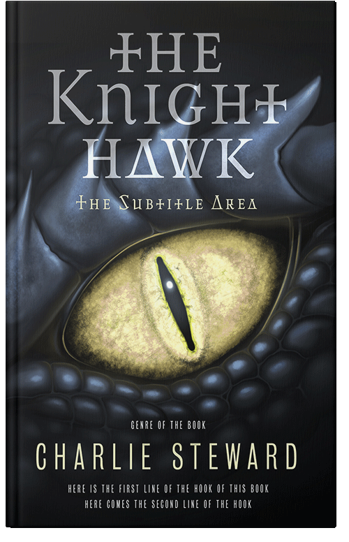 Front view of Premade Fantasy Book Cover - Chino