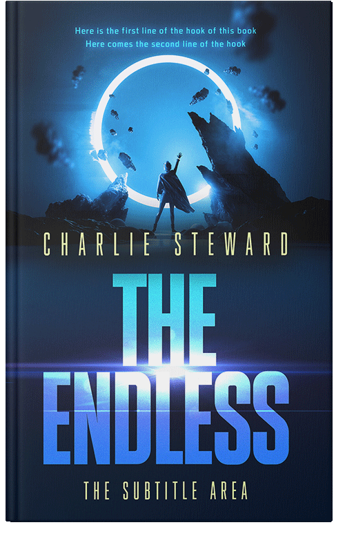 Front view of Premade Science Fiction Book Cover - Blue Zodiac