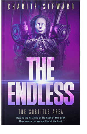 Pre Made Book Cover Honey Flower