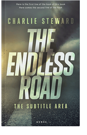 Pre Made Book Cover Gray Asparagus