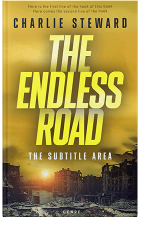 Pre Made Book Cover Old Gold