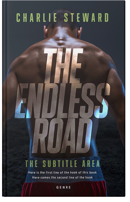 Front view of Premade Action & Adventure Book Cover - Thunder