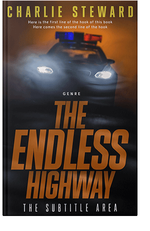 Pre Made Book Cover Desert