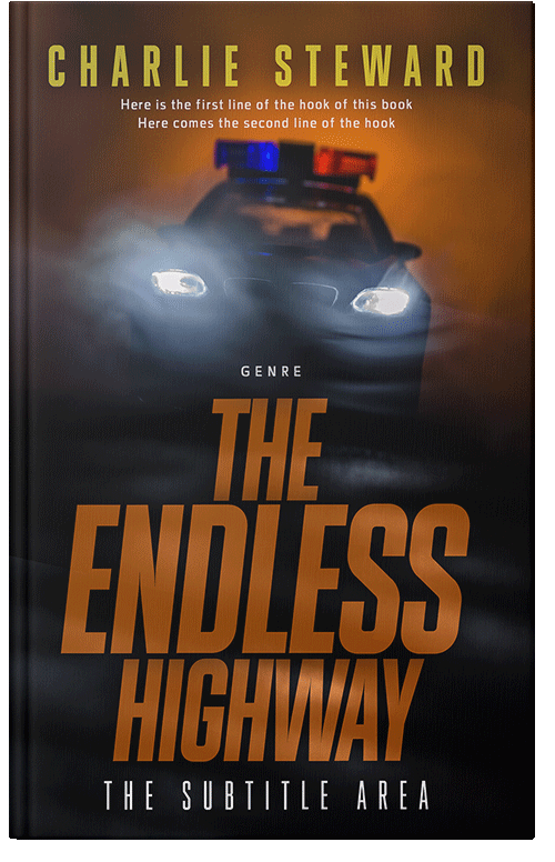 Front view of Premade Mystery & Thriller & Suspense Book Cover - Desert