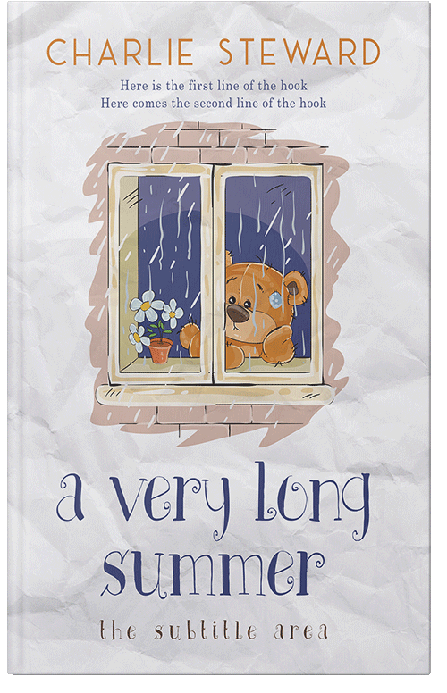 Front view of Premade Children's Book Cover - Ebb