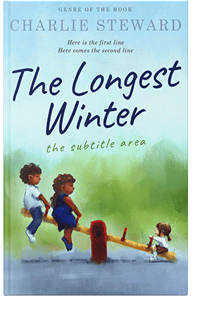 Pre Made Book Cover Jagged Ice