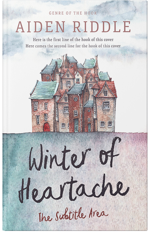 Front view of Premade Fantasy Book Cover - Iron