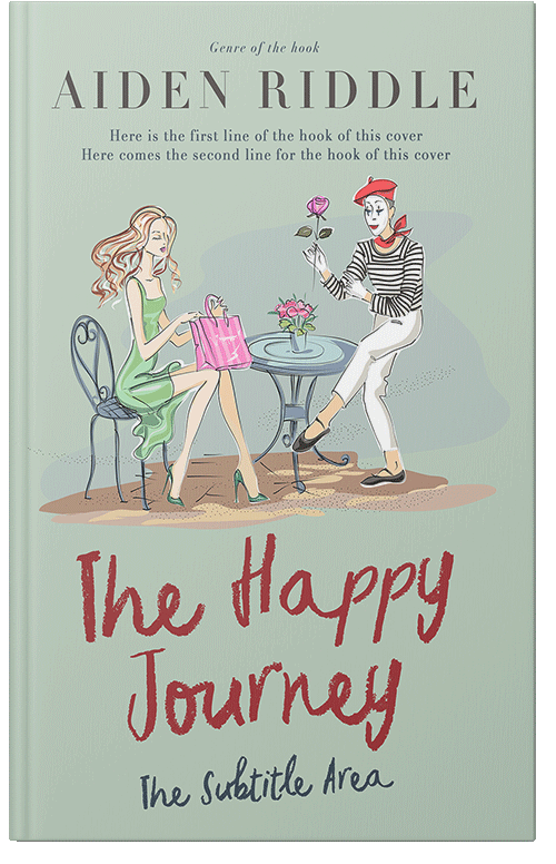 Front view of Premade Chick Lit Book Cover - Tasman