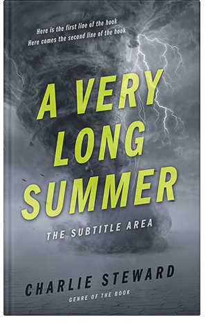 Premade Book Cover Pale Sky