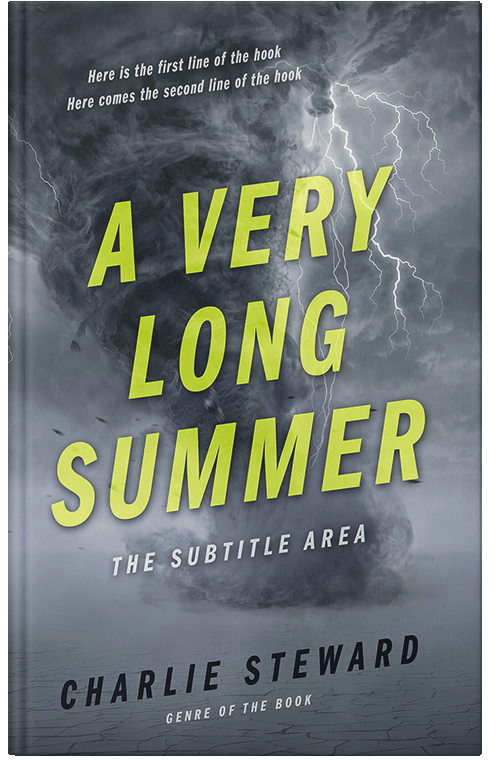 Front view of Premade Apocalyptica Book Cover - Pale Sky