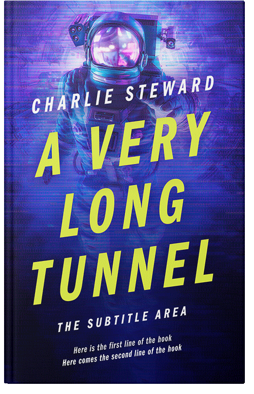 Front view of Premade Science Fiction Book Cover - Jacksons Purple