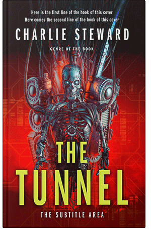Premade Book Cover Flame Pea