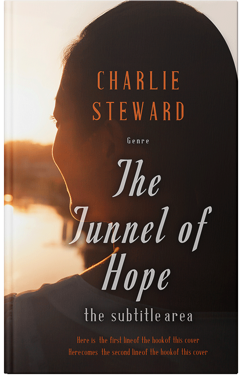 Front view of Premade Literary Fiction Book Cover - Hampton