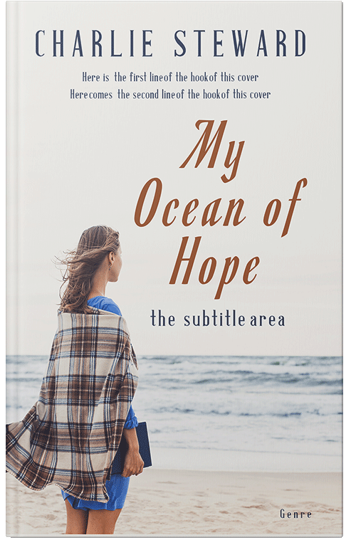 Front view of Premade Romance Book Cover - Ebb