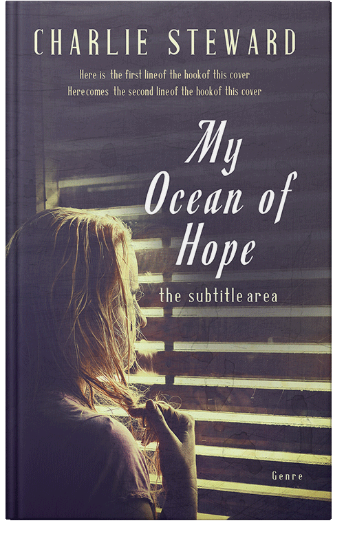 Front view of Premade Romance Book Cover - Ship Gray