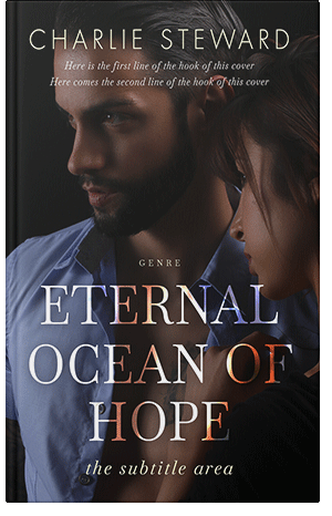 Premade Book Cover Cocoa Brown