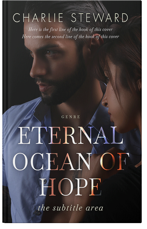 Front view of Premade Erotica Book Cover - Cocoa Brown