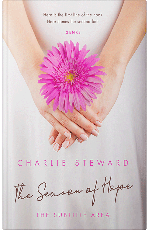 Front view of Premade Romance Book Cover - Pearl Bush