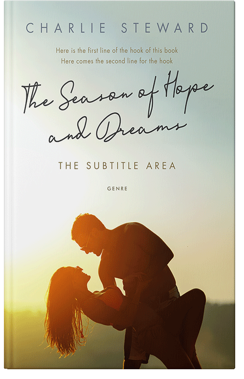 Front view of Premade Romance Book Cover - Cafe Royale