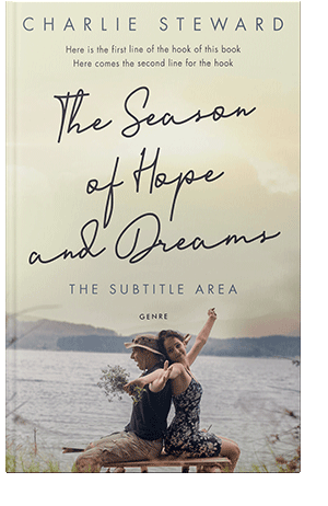 Pre Made Book Cover Moon Mist