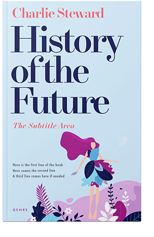 Pre Made Book Cover White Ice