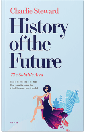 Premade Book Cover White Ice