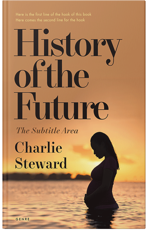 Front view of Premade Family & Parenting Book Cover - Whiskey