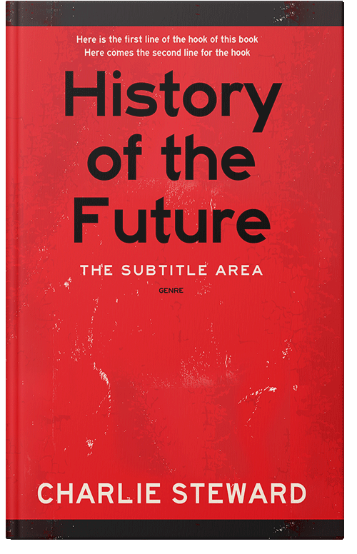 Front view of Premade Mystery & Thriller & Suspense Book Cover - Alizarin Crimson