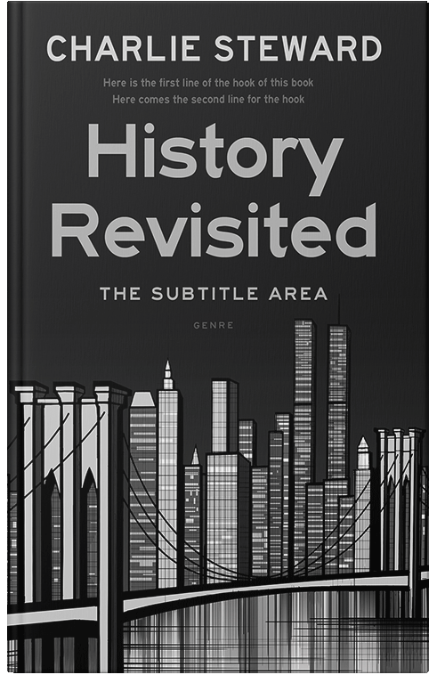 Front view of Premade Mystery & Thriller & Suspense Book Cover - Silver