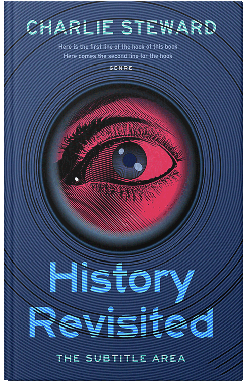 Front view of Premade Mystery & Thriller & Suspense Book Cover - Astronaut