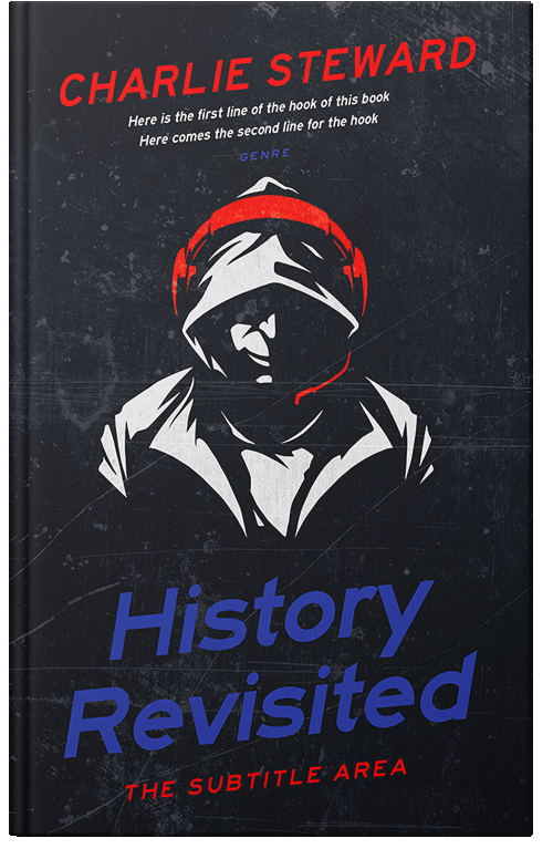 Front view of Premade Action & Adventure Book Cover - Woodsmoke