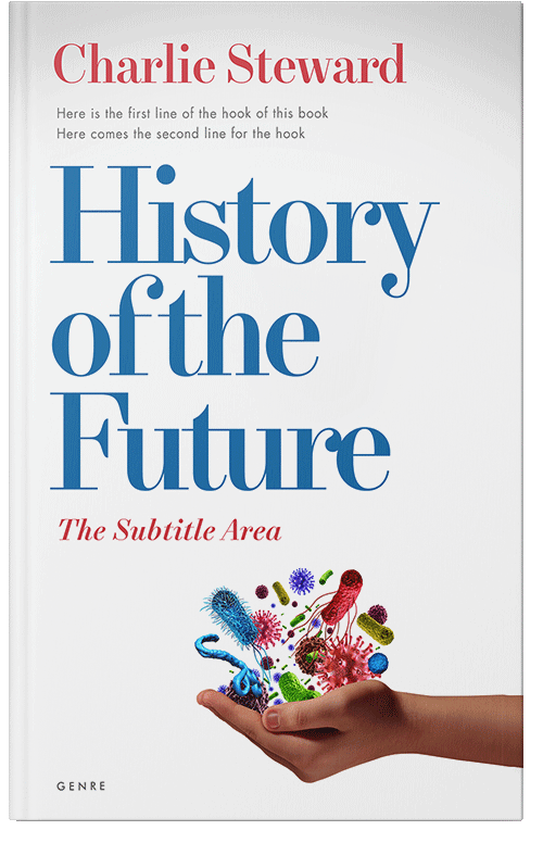 Front view of Premade Medical Book Cover - Bon Jour