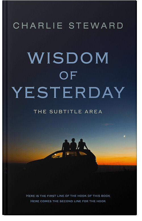 Front view of Premade Teen & Young Adult Book Cover - Ebony