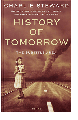 Pre Made Book Cover Sanguine Brown