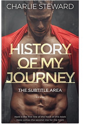 Pre Made Book Cover Woody Brown