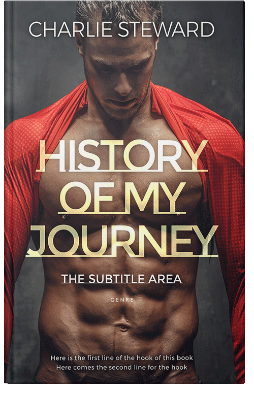 Front view of Premade Erotica Book Cover - Woody Brown