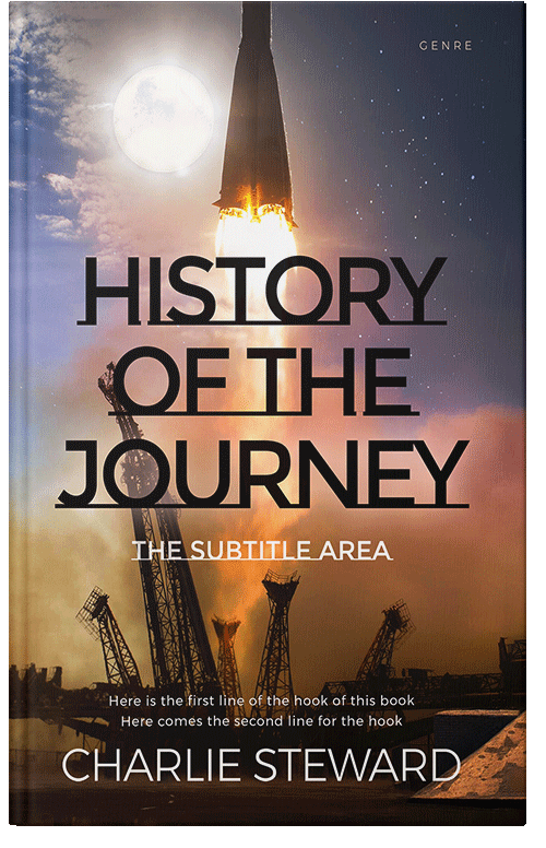 Front view of Premade Science Fiction Book Cover - Brandy Rose