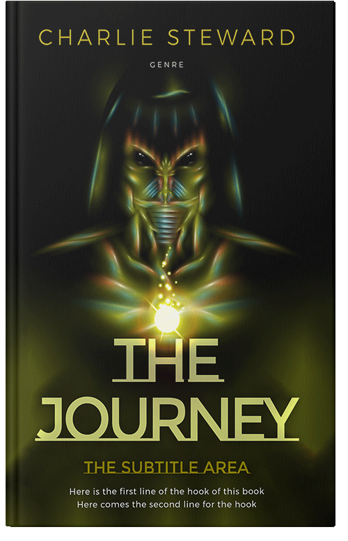 Front view of Premade Science Fiction Book Cover - Green Waterloo