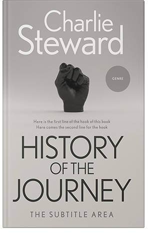 Premade Book Cover Silver Rust