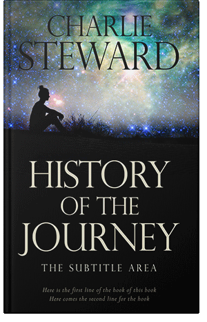 Premade Book Cover Black