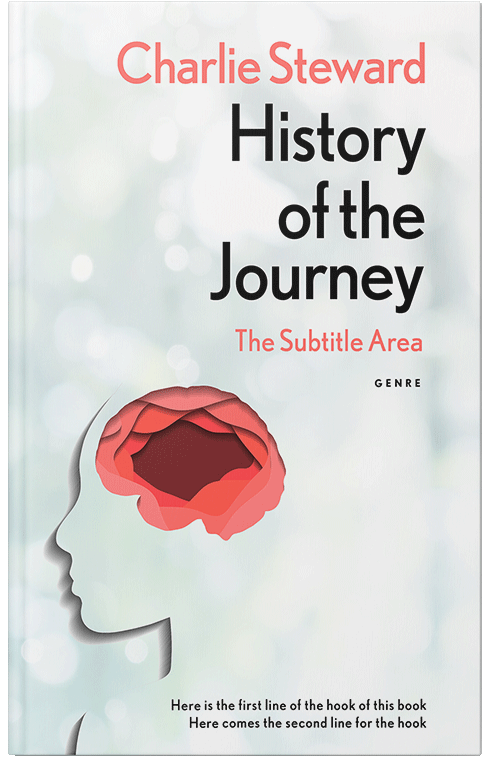 Front view of Premade Health & Mind & Body Book Cover - Black Haze