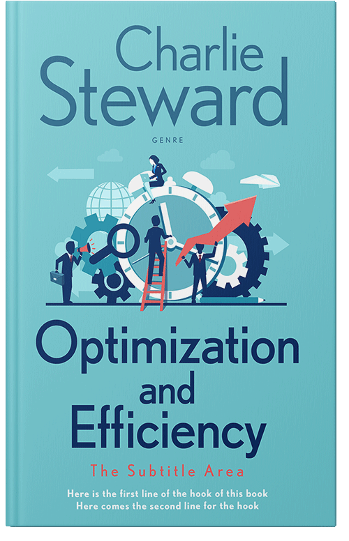 Front view of Premade Business Book Cover - Bermuda