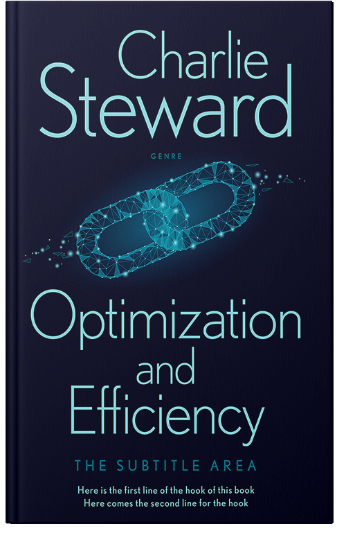 Front view of Premade Business Book Cover - Black Pearl