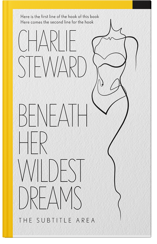 Front view of Premade Erotica Book Cover - Gallery