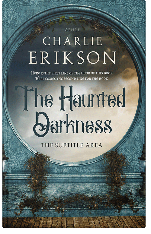 Front view of Premade Fantasy Book Cover - Outer Space