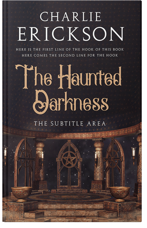 Front view of Premade Fantasy Book Cover - Thunder