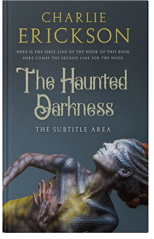 Front view of Premade Fantasy Book Cover - Outer Space