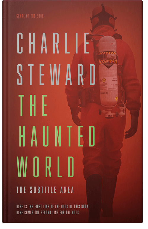 Front view of Premade Apocalyptica Book Cover - Old Brick